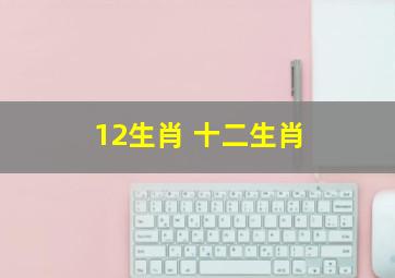 12生肖 十二生肖